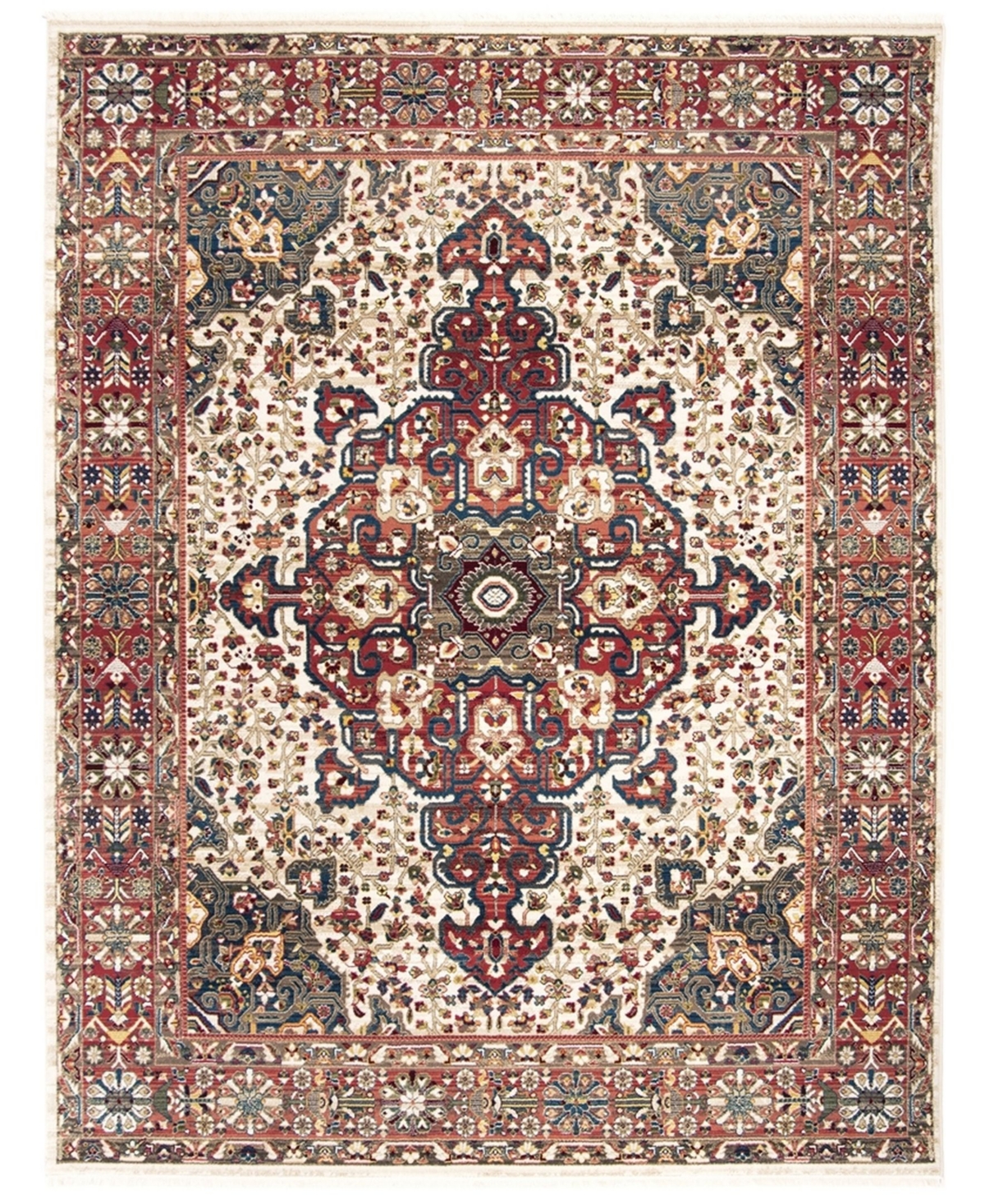 Safavieh Kashan 8' x 10' Area Rug - Ivory/Blue