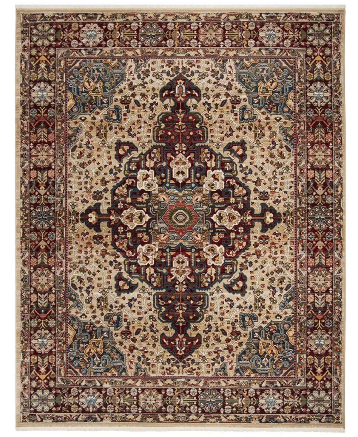 Safavieh Kashan 8' x 10' Area Rug - Ivory/Red