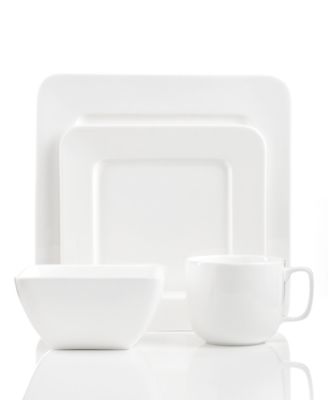 Hotel Collection - Dinnerware, Bone China Square 4 Piece Place Setting