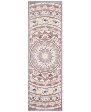 Safavieh Paradise Purple and Cream 2'3in x 7' Runner Area Rug