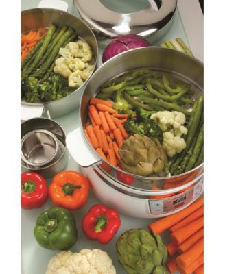 EuroCuisine Euro Cuisine FS2500 Stainless Steel Electric Food Steamer