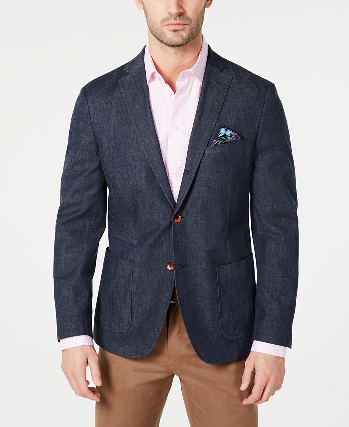 Men's denim outlet sport coat