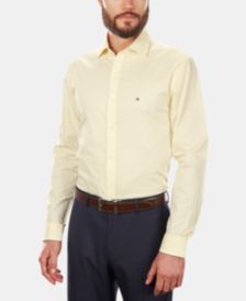 Men's Slim-Fit Stretch Solid Dress Shirt, Online Exclusive Created for Macy's