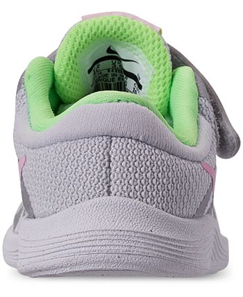 Toddler girls' revolution 4 athletic sneakers discount from finish line