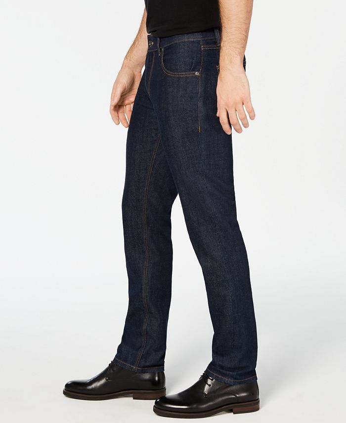 INC International Concepts I.N.C. Men's Slim Straight Fit Dark Jeans ...