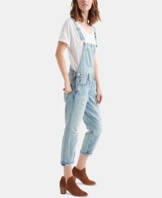 Lucky Brand Boyfriend Denim Overalls