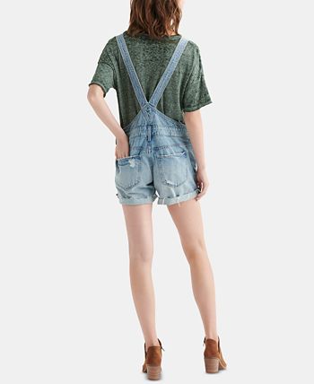 Boyfriend overall shorts top