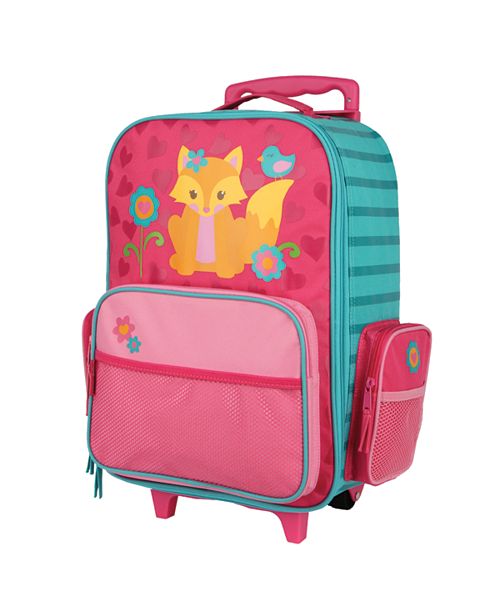 Stephen Joseph Boys' Rolling Luggage, Shark Design - Kids Carry-On Suitcase, 15 Liter Capacity, Extendable Handle