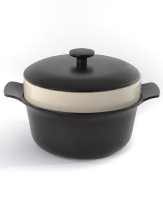 Ron 9.75" Stoneware Steamer Insert