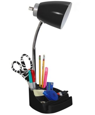 Limelight's Gooseneck Organizer Desk Lamp with iPad Tablet Stand Book Holder and USB port