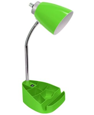 Limelight's Gooseneck Organizer Desk Lamp with iPad Tablet Stand Book Holder and USB port