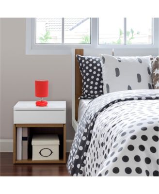 Simple Designs Stonies Small Stone Look Table Bedside Lamp