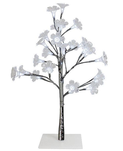 All The Rages Simple Designs Small White Morning Glory Led Lighted