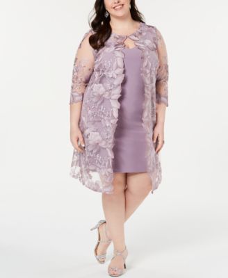 Alex Evenings Plus Size Embroidered 