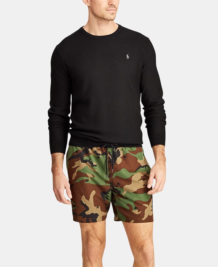 polo camo swim trunks