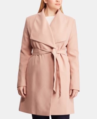 macys ralph lauren wrap coat