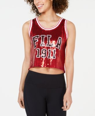 fila sequin top