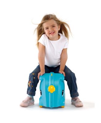 Molto Smiler Valigia Trolley Per Bambini 3-in-1 Con Cinghie E Borsa - Blu