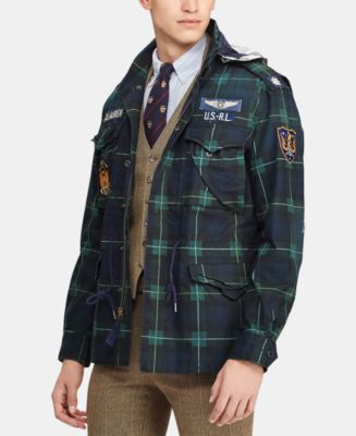 Polo Ralph Lauren Men's Tartan Field Jacket & Reviews - Coats & Jackets -  Men - Macy's