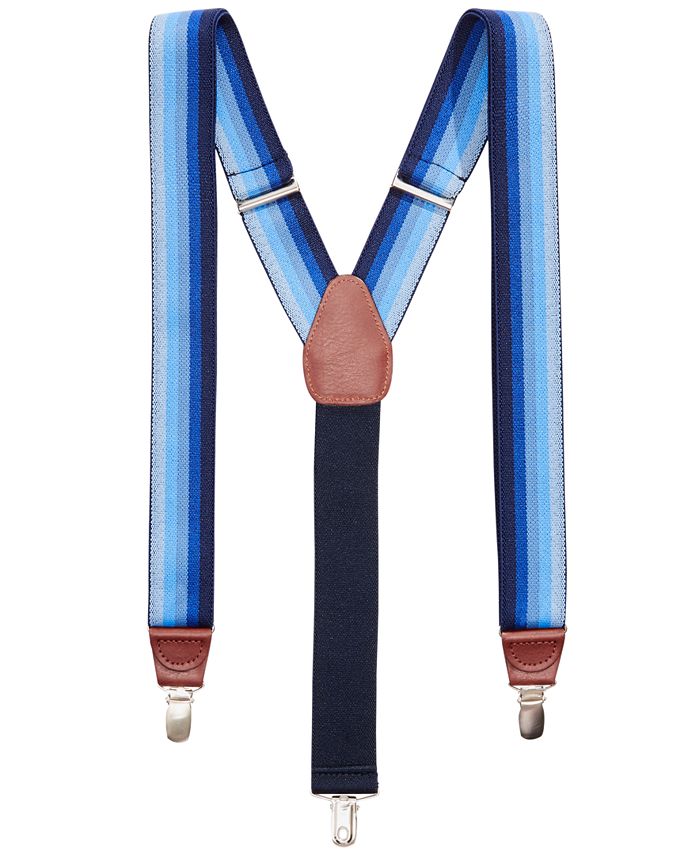 Club Room Men's Striped Suspenders, Created for Macy's Macy's