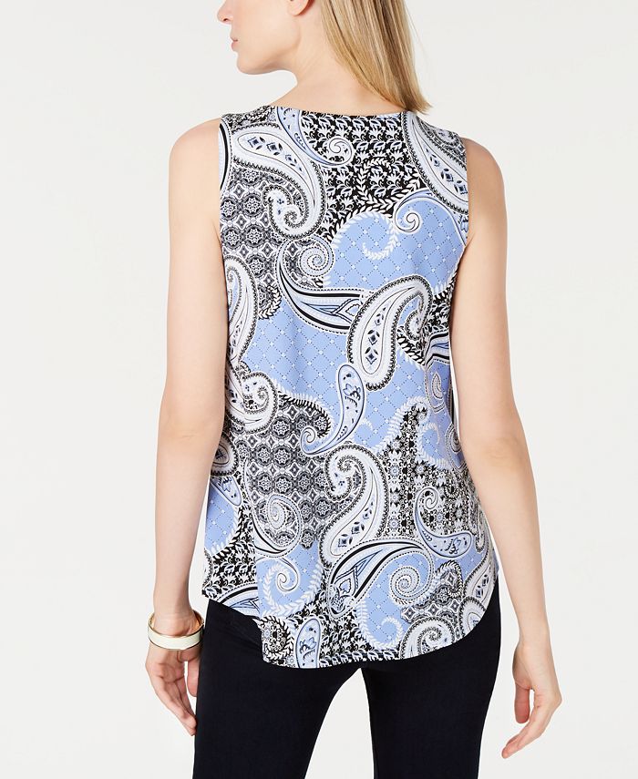 Gilet Charter Club - Imprimé Paisley - Boutons Métal - Taille M - Occasion Excellent état