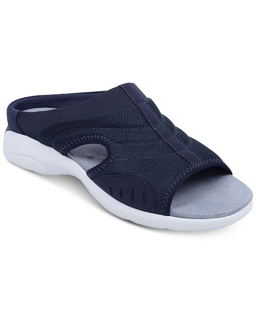 Easy Spirit Traciee Women S Flat Sandals Reviews Women Macy S