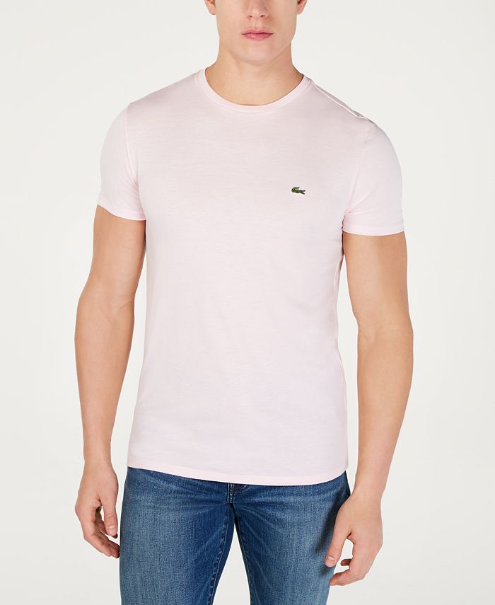 Lacoste Men's Crew-Neck Pima Cotton T-Shirt - Macy's
