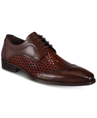 Mezlan - Men's Tone Perforated Lace-Up Shoes