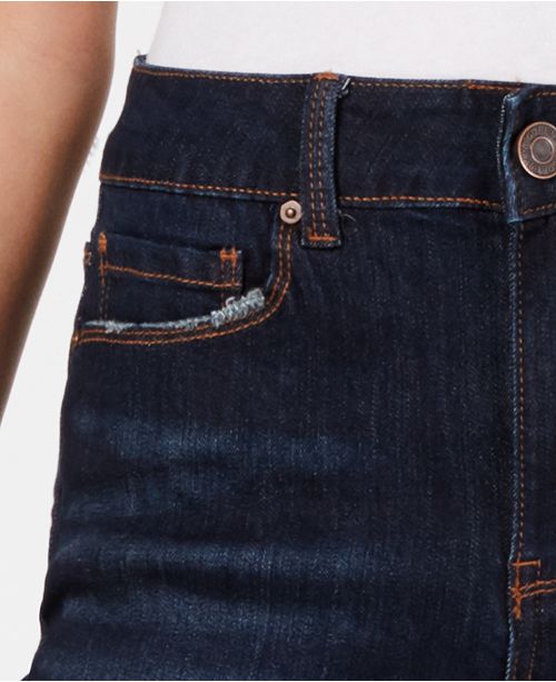 ripped denim jeggings