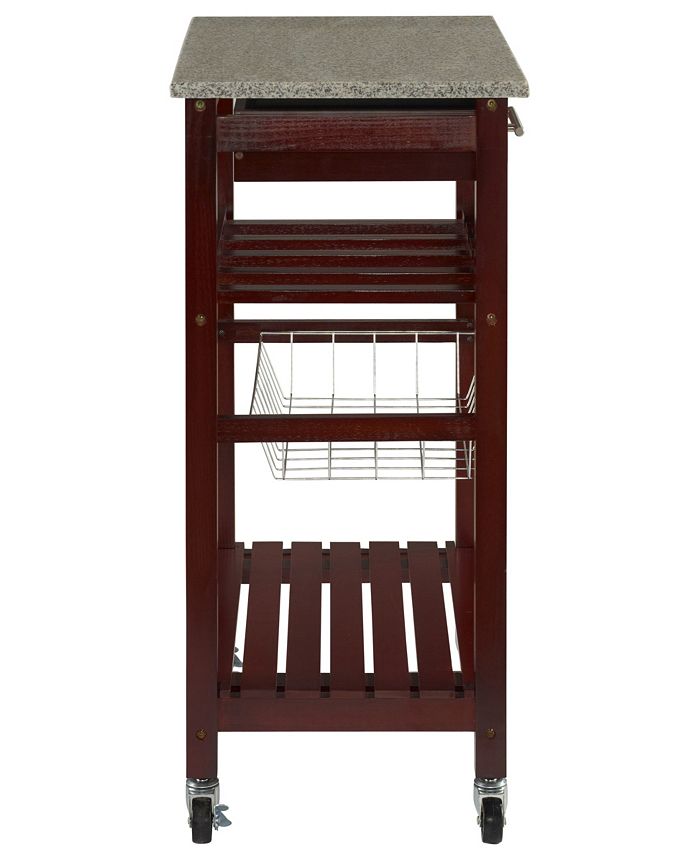 Linon Home Décor Kitchen Island with Granite Top Macy's