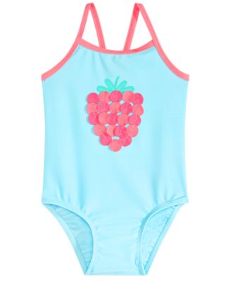 strawberry bathing suit baby