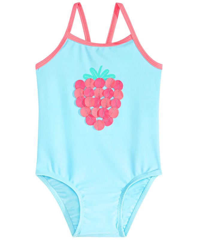 First Impressions Baby Girls Strawberry Swimsuit, Created for Macy's ...