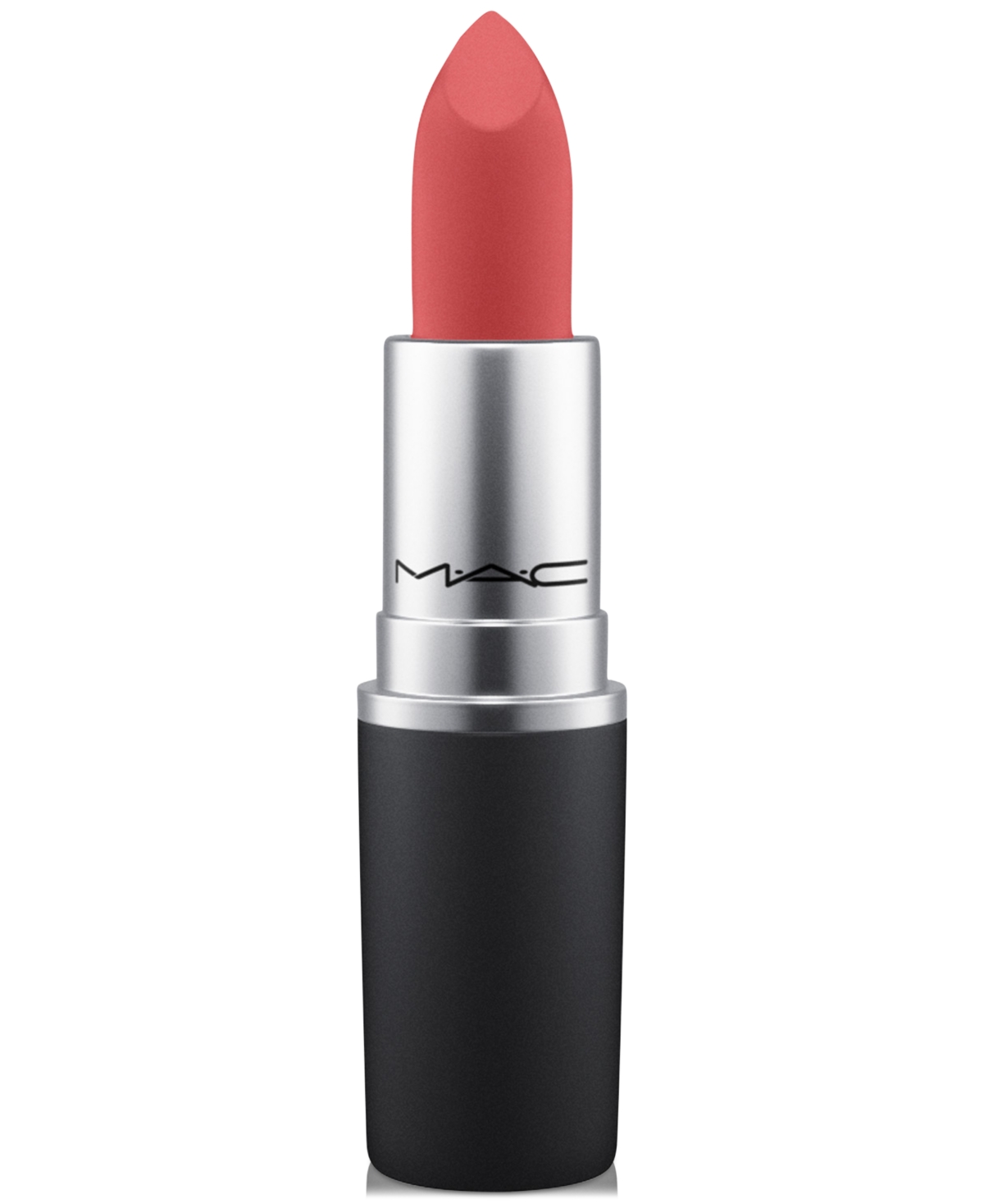 Mac Powder Kiss Lipstick In Stay Curious (muted Pinky Red)