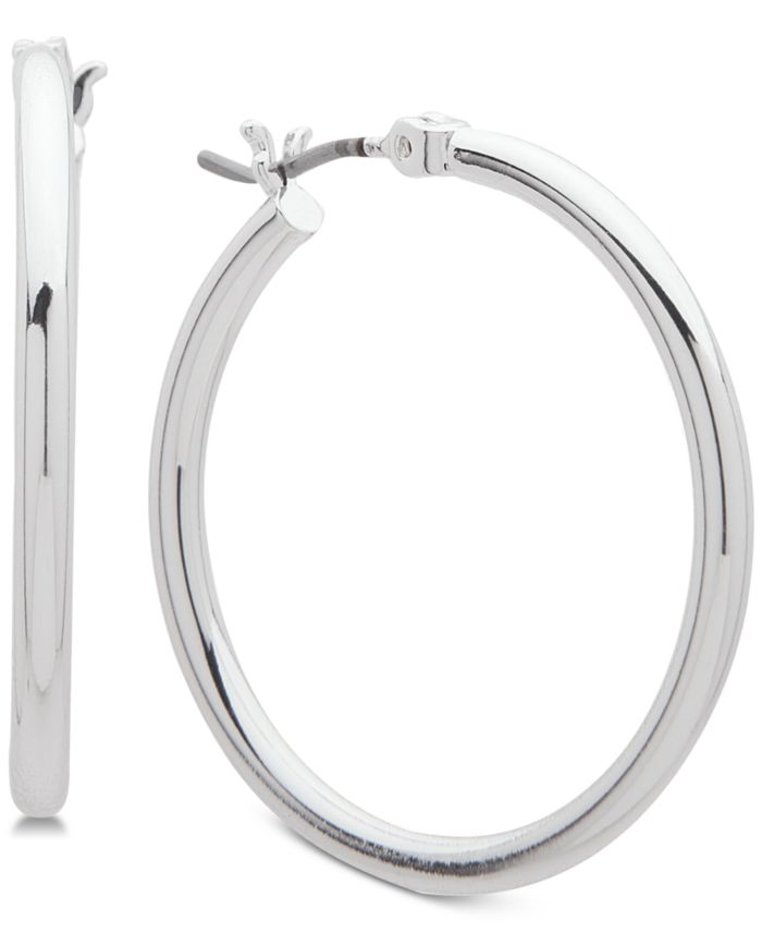 Lauren Ralph Lauren Medium Hoop Earrings 1.2"
