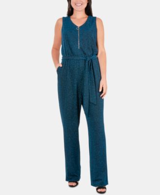 blue glitter jumpsuit