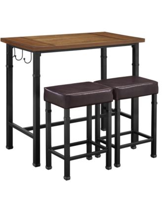 Linon Home Décor - Linon Kendice 3-Pc. Pub Set, Direct Ship
