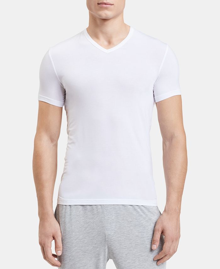 Calvin Klein Men's Ultra-soft Modal V-neck T-Shirt - Macy's