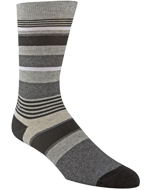 Calvin Klein Men's MultiStripe Crew Socks & Reviews Underwear