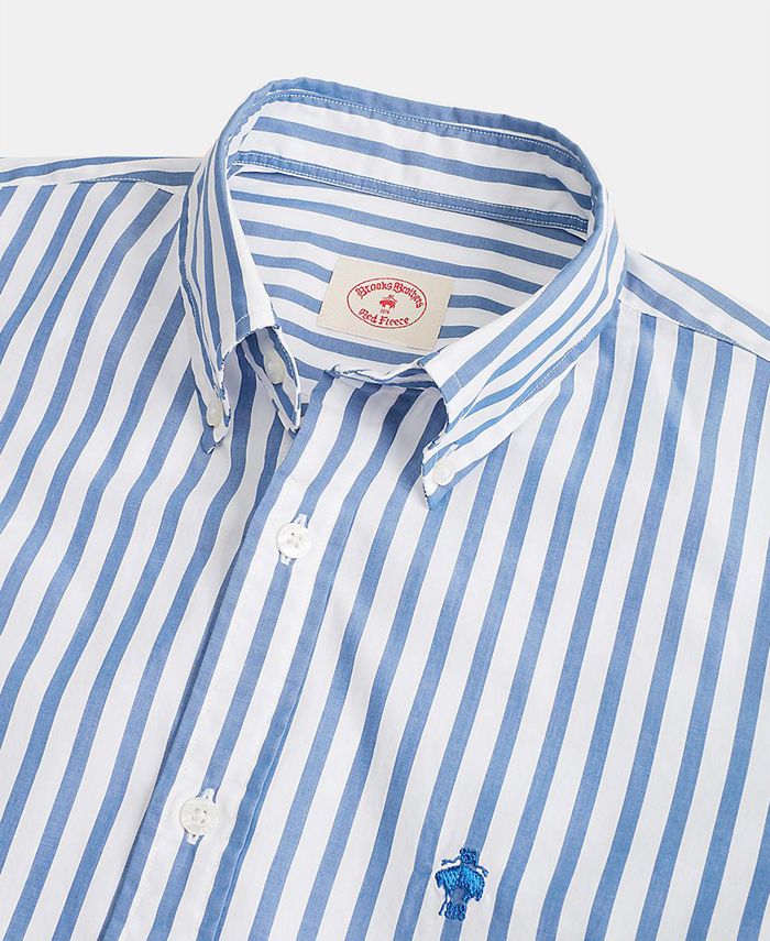 Brooks Brothers Men's Bold Stripe Oxford Shirt - Macy's