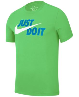 green nike just do it shirt