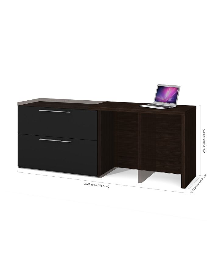 Bestar Small Space Sliding Computer Desk Macy's