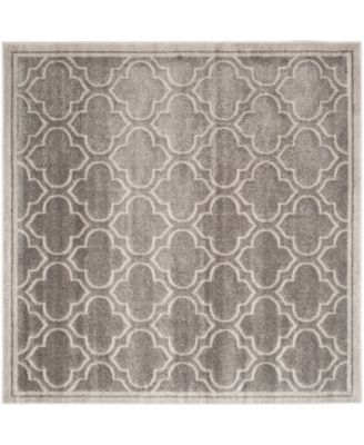 Amherst Gray and Light Gray 9' x 9' Square Area Rug