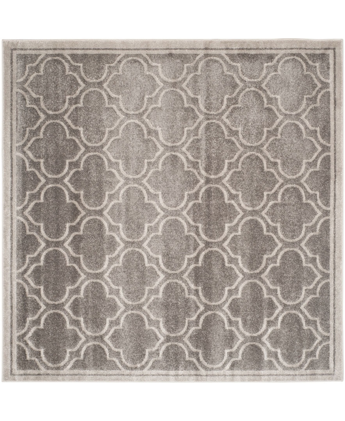 Safavieh Amherst Gray and Light Gray 9' x 9' Square Area Rug - Gray