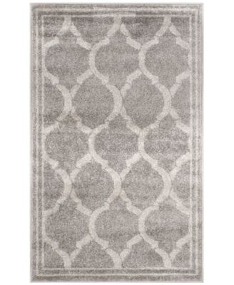 Amherst Gray and Light Gray 3' x 5' Area Rug