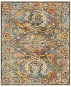 Safavieh Crystal Light Blue and Orange 9' x 12' Area Rug