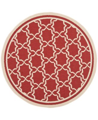 Safavieh Courtyard CY6916 Red and Bone 6'7