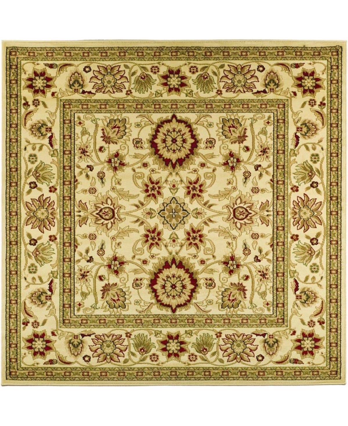 Safavieh Lyndhurst Ivory 8' x 8' Square Area Rug - White Grou