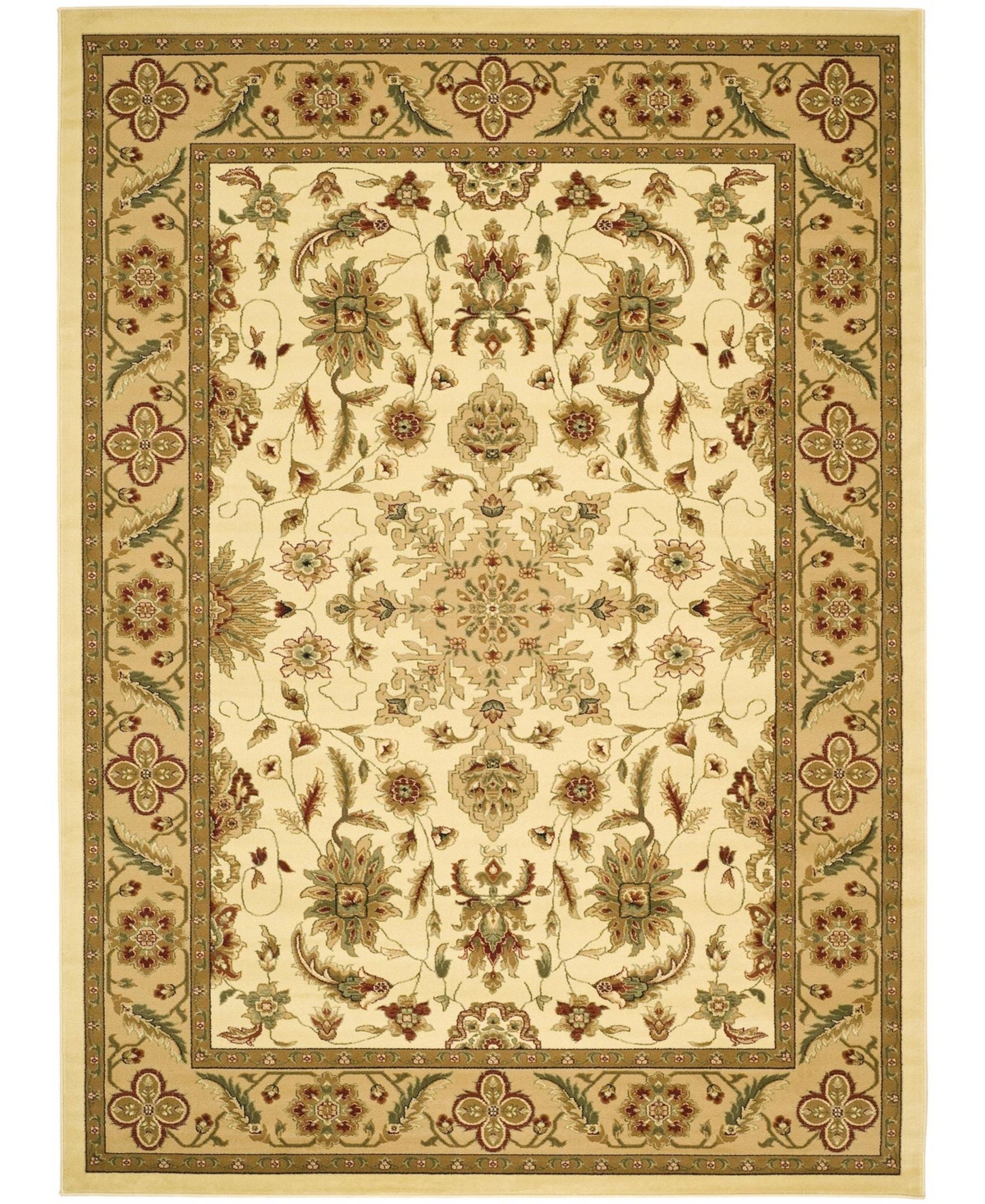 Safavieh Lyndhurst Ivory and Tan 9' x 12' Area Rug - White Grou