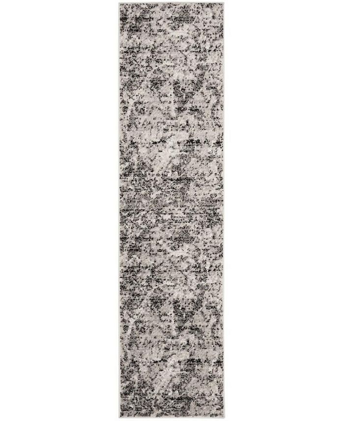 Safavieh Skyler Charcoal and Ivory 2' x 8' Runner Area Rug Macy's
