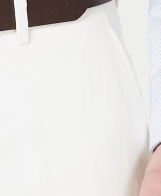 Perry Ellis Men's Slim-Fit White Suit